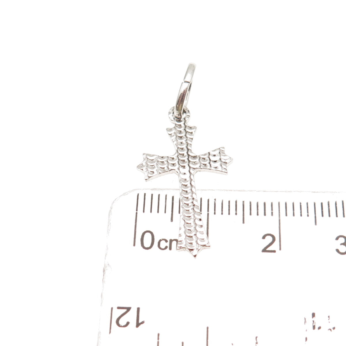 925 Sterling Silver Italy Cross Religious Charm Pendant