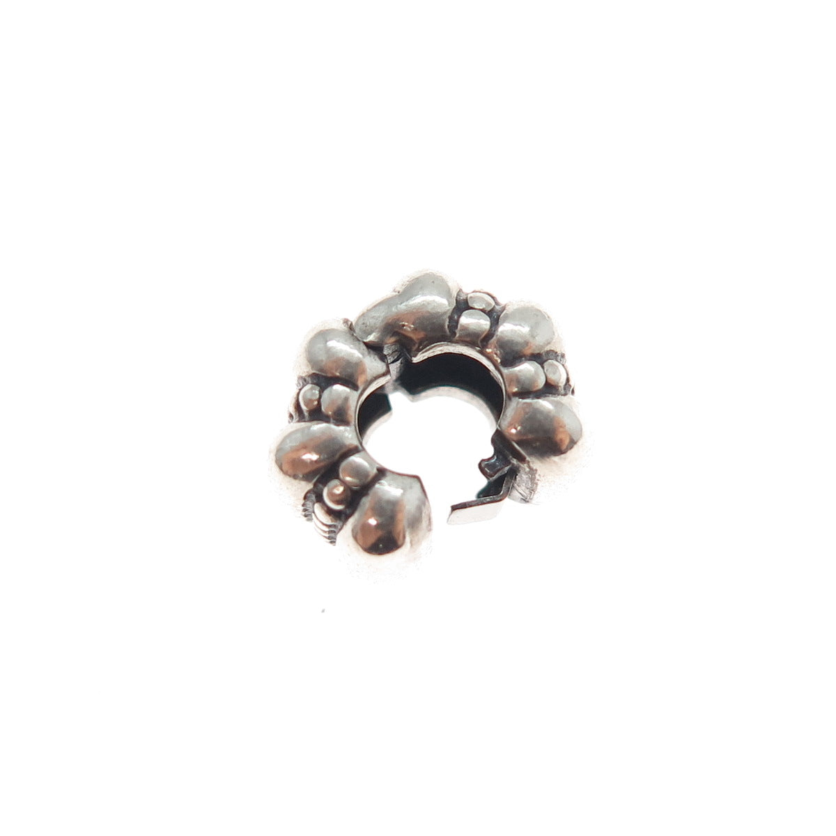 PANDORA 925 Sterling Silver Crazy Clip Lock Charm