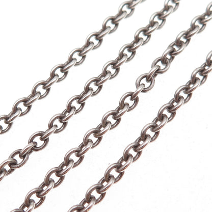 James Avery 925 Sterling Silver Vintage Rolo Chain Necklace 24"