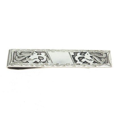 900 Silver Vintage Guatemala Tribal Tie Clip