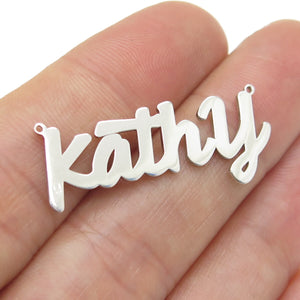 925 Sterling Silver "Kathy" Personalized Centerpiece Pendant
