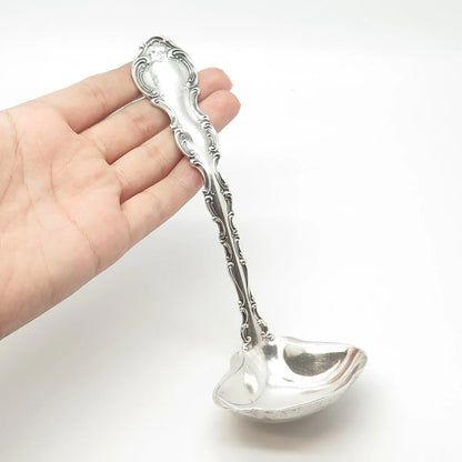 925 Sterling Silver Antique Victorian Gorham Strasbourg - 1897 Gravy Ladle