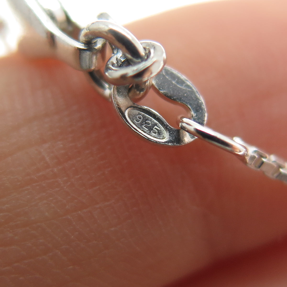 HAGIT GORALI Sterling Silver Vintage Israel Tahitian Pearl Heart Necklace 16"