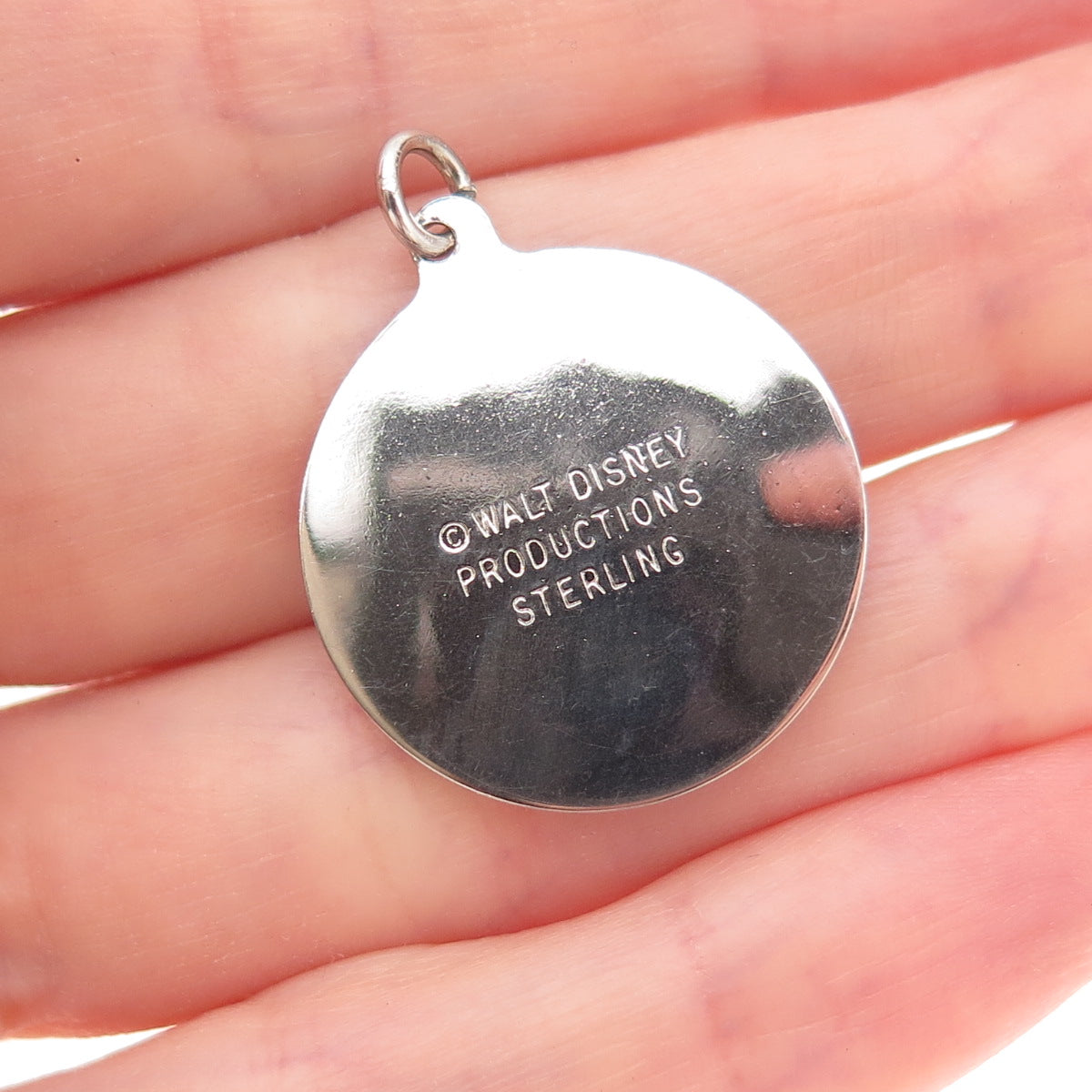 Walt Disney World 925 Sterling Silver Vintage Florida Mickey Mouse Charm Pendant