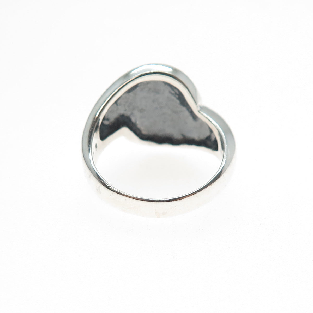 925 Sterling Silver Vintage Modernist Bypass Ring Size 6