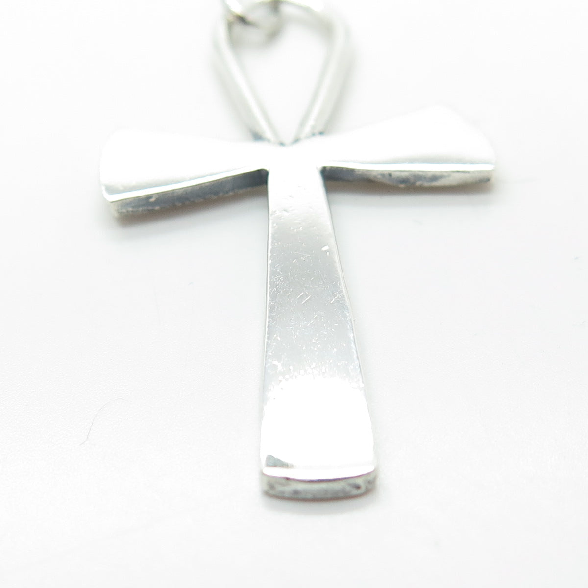 JEWELART 925 Sterling Silver Vintage Egyptian Ankh Pendant