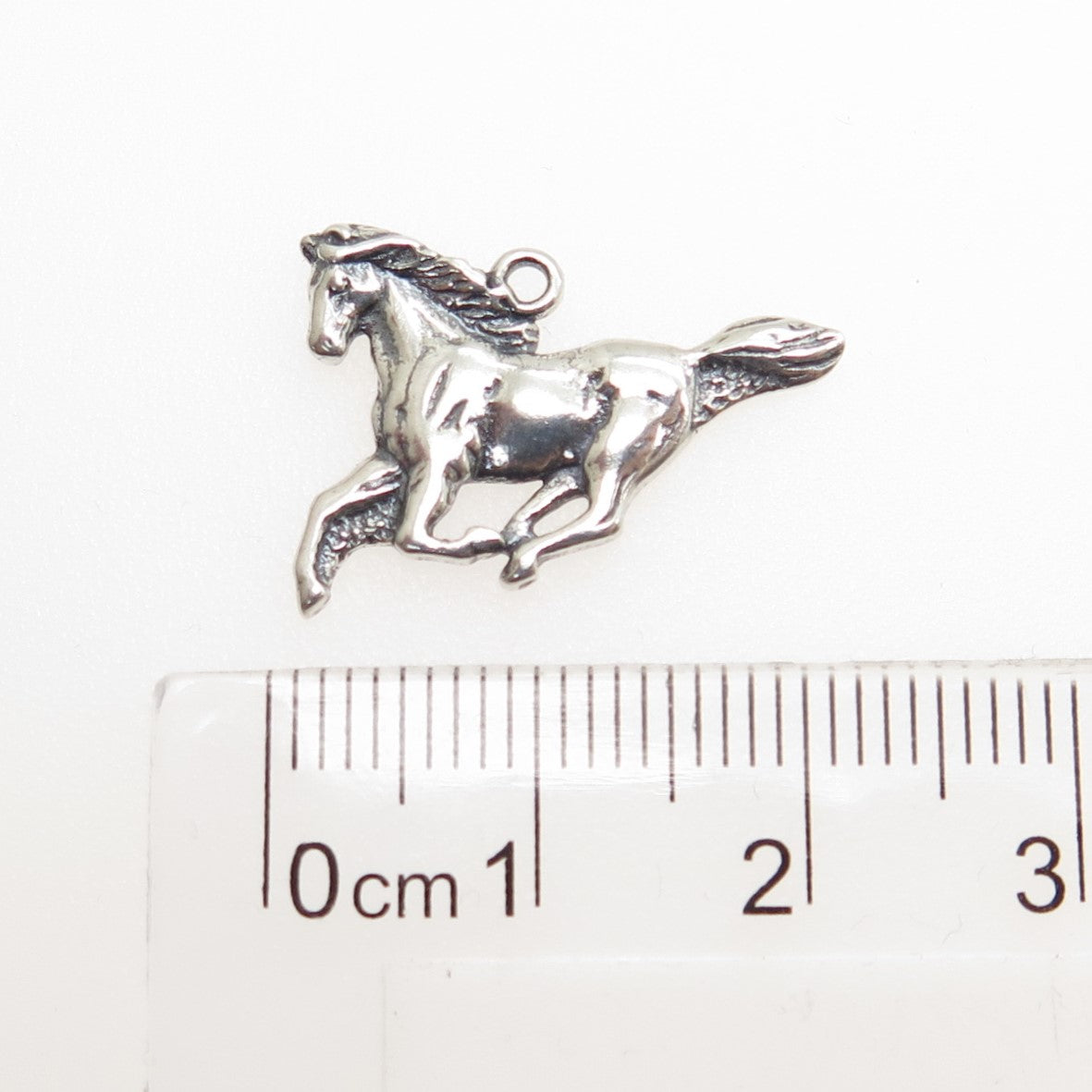 G&S Jewelry Mfg. Sterling Silver Vintage 1996 Southwestern Horse Charm Pendant