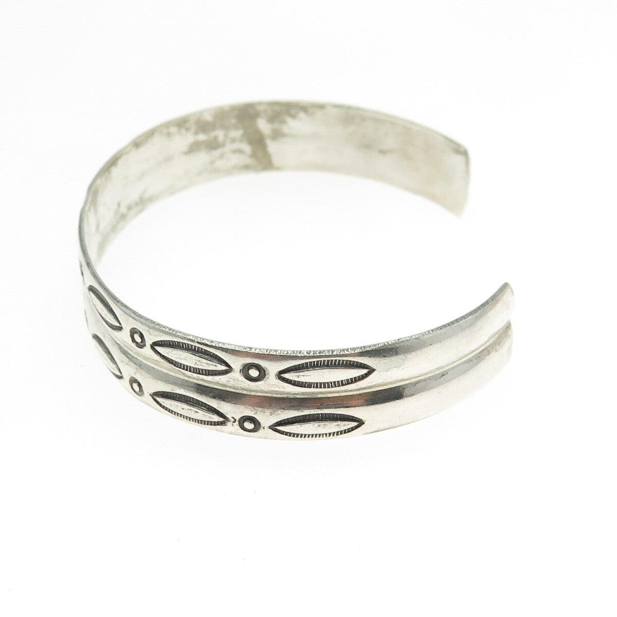 BELL TRADING POST Old Pawn Sterling Silver Southwestern Adjustable Bracelet 6.5"