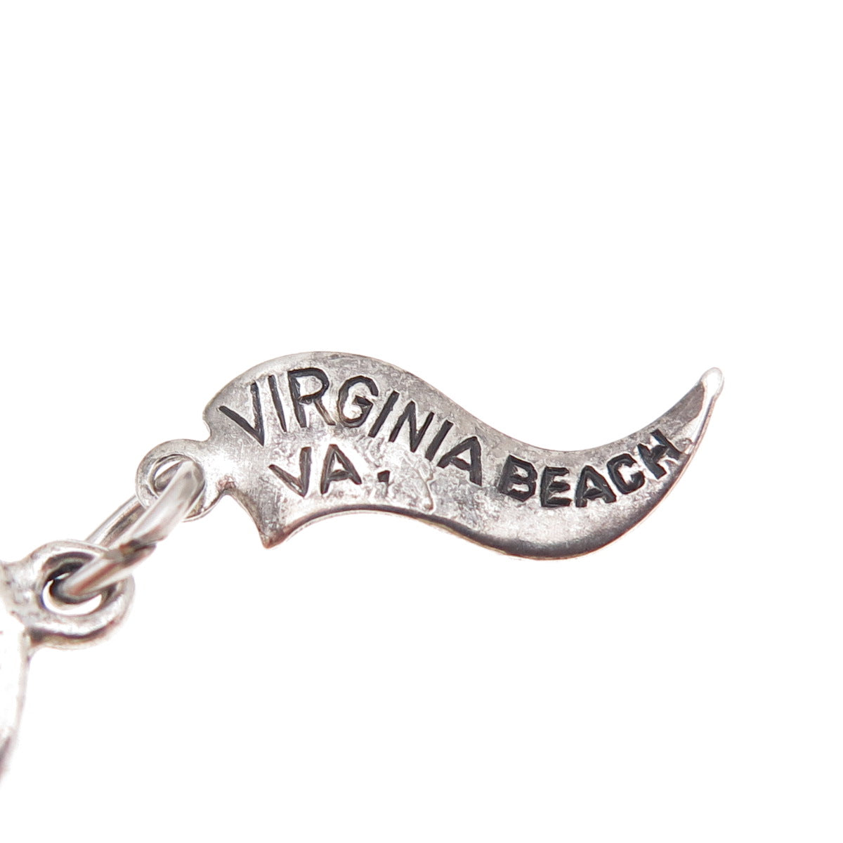 925 Sterling Silver Vintage Navy Officer's Cap Oxidized 3D Charm Pendant
