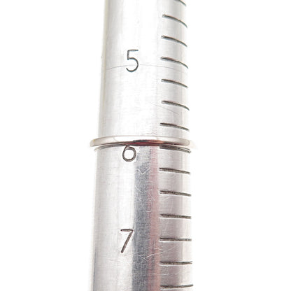 Dazzlers 925 Sterling Silver Real Oval-Cut Blue Topaz Ring Size 6