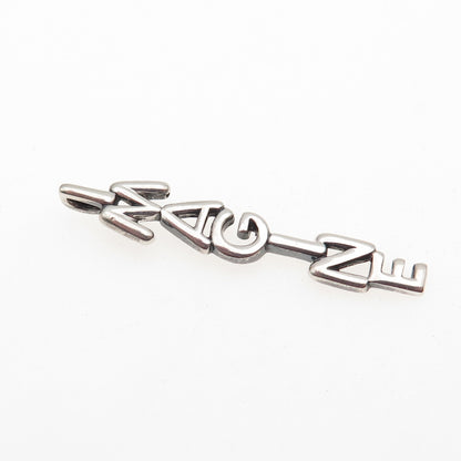 925 Sterling Silver Vintage John Lennon Imagine Charm Pendant