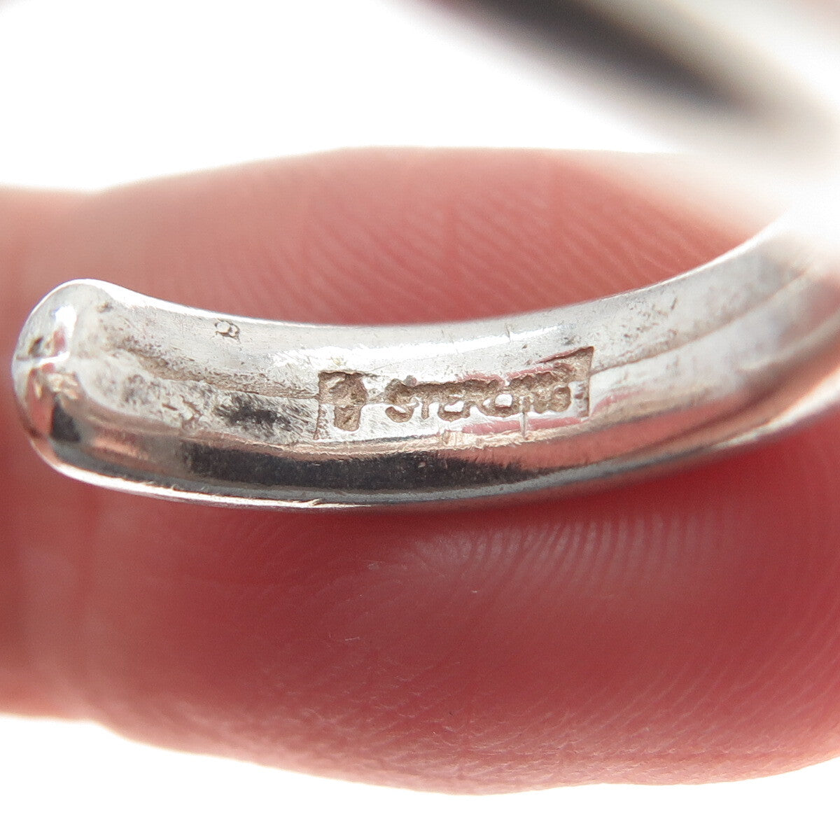 925 Sterling Silver Vintage Belt Buckle Adjustable Ring Size 6.75
