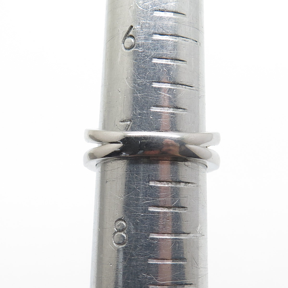 DSMK 925 Sterling Silver Cabochon Nano Emerald & C Z Ring Size 7.25