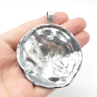 925 Sterling Silver Vintage Modernist Pendant