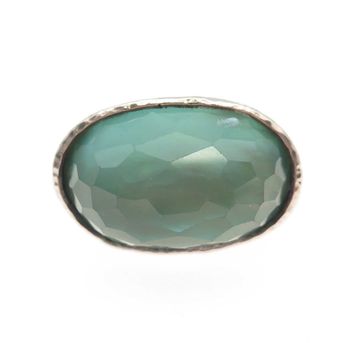IPPOLITA 925 Sterling Silver Real Doublet MOP Rock Candy Handmade Ring Size 7.75