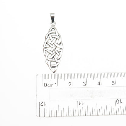 925 Sterling Silver Vintage Celtic Knot Charm Pendant