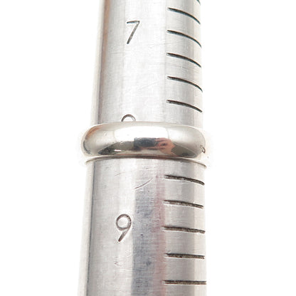 925 Sterling Silver Vintage Courage & Purity Classic Wedding Band Ring Size 8.25