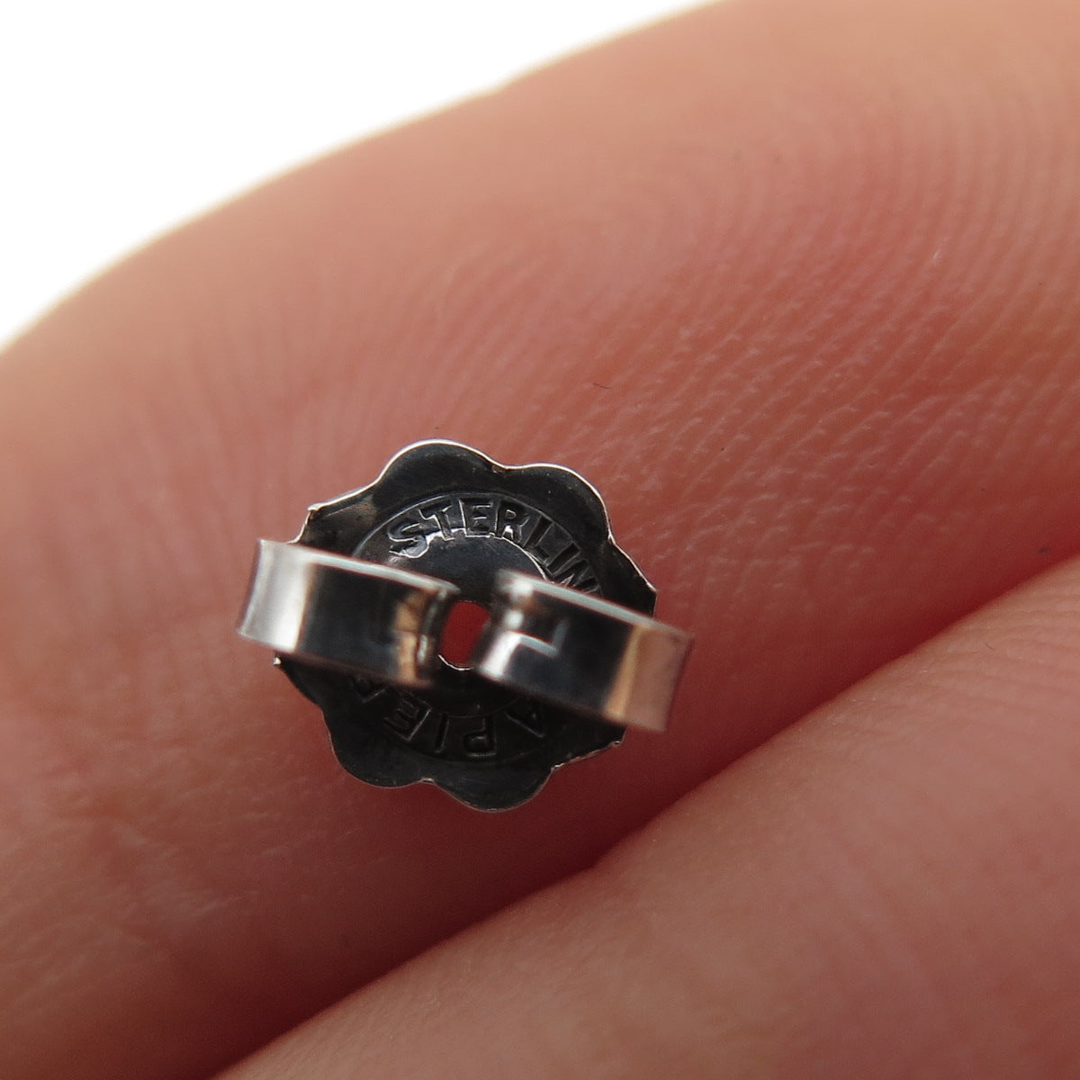 925 Sterling Silver Vintage Heart Link Oxidized Hoop Earrings