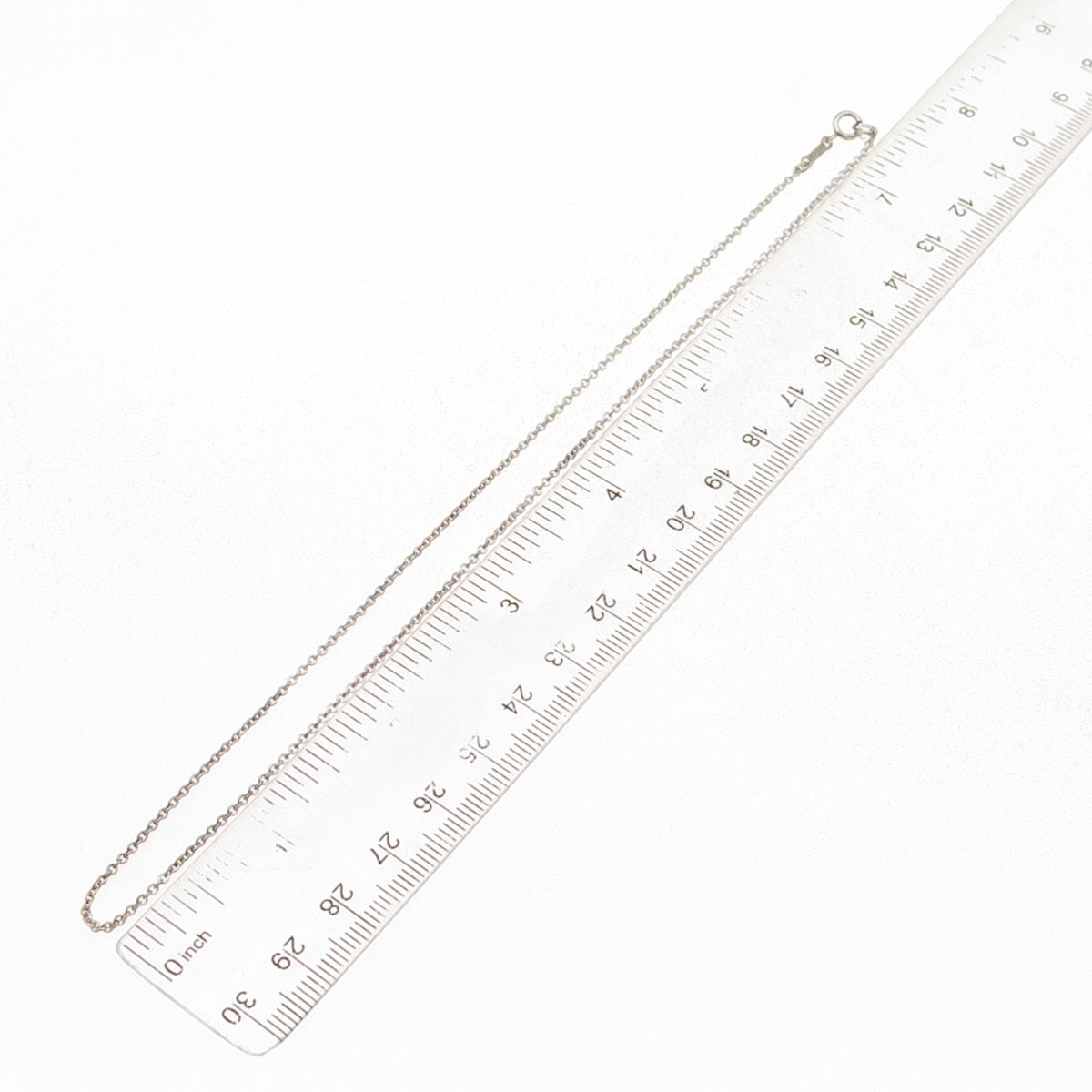 Tiffany & Co. Elsa Peretti 925 Sterling Silver Vintage Cable Chain Necklace 15"