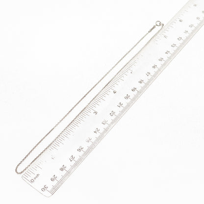 Tiffany & Co. Elsa Peretti 925 Sterling Silver Vintage Cable Chain Necklace 15"
