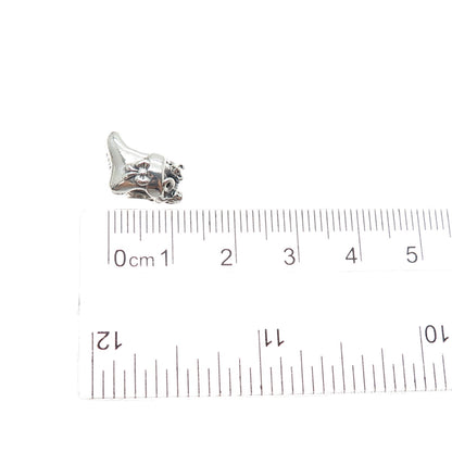 PANDORA 925 Sterling Silver Christmas Stocking Slide Bead Charm