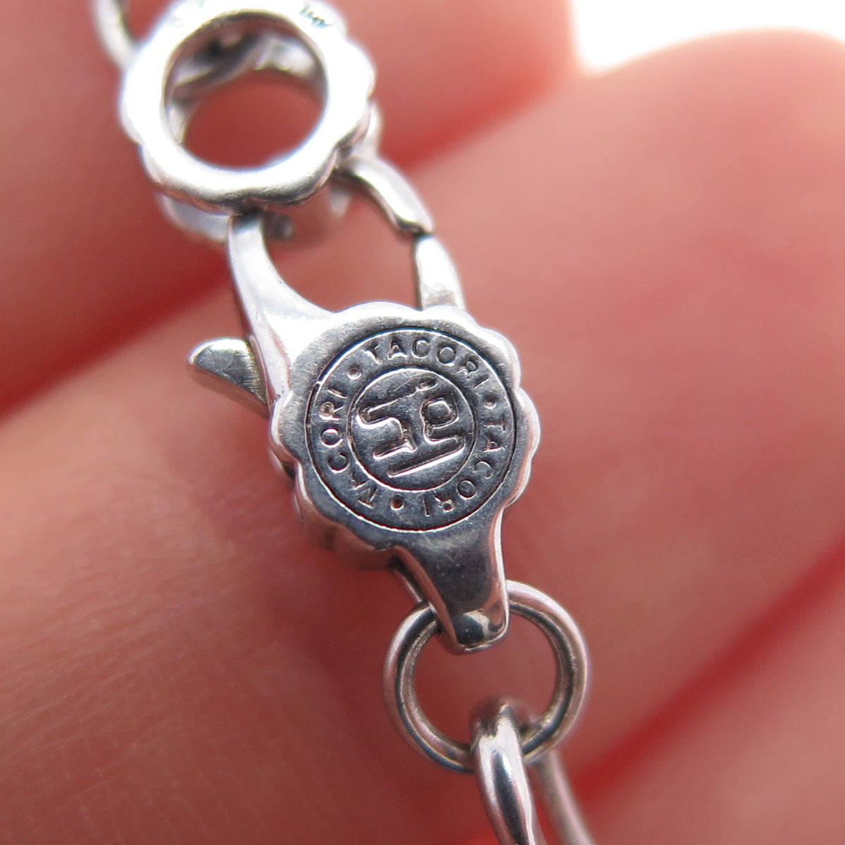 TACORI 18K Gold & 925 Sterling Silver Crescent Eclipse Chain Necklace 18"