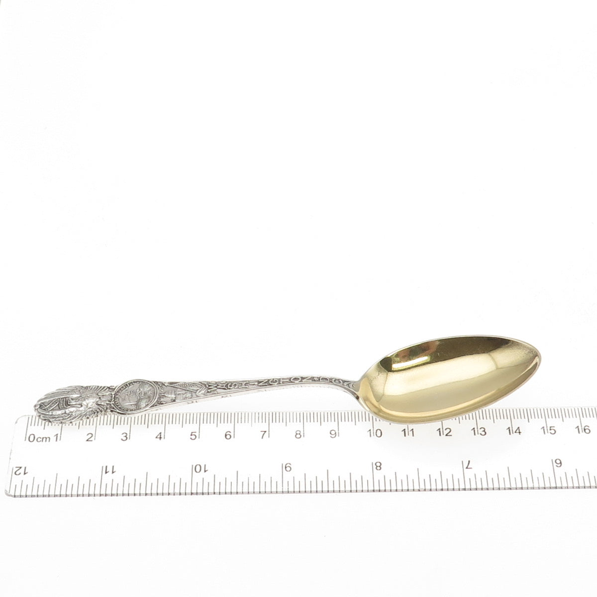 Manchester 925 Sterling Silver Antique Art Deco Washington DC Coffee Spoon