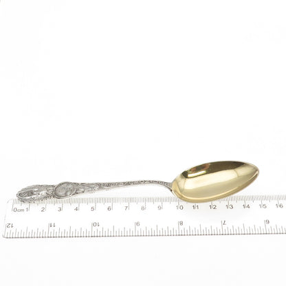 Manchester 925 Sterling Silver Antique Art Deco Washington DC Coffee Spoon