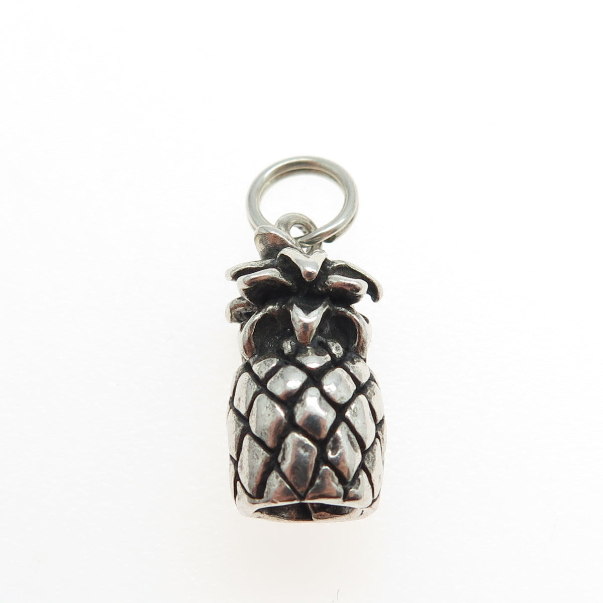 SHUBE 925 Sterling Silver Vintage Pineapple Charm Pendant