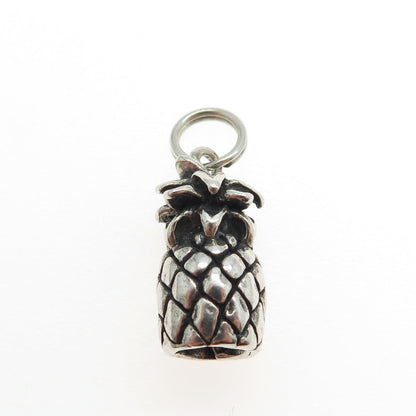 SHUBE 925 Sterling Silver Vintage Pineapple Charm Pendant