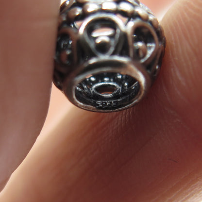 PANDORA 925 Sterling Silver A Clouds Silver Lining Cage Bead Charm