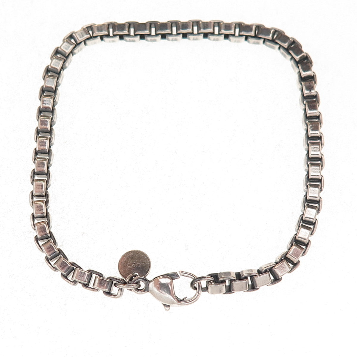 Tiffany & Co. 925 Sterling Silver Vintage Venetian Link Bracelet 7.25"