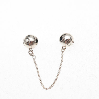 Pandora 925 Sterling Silver Moments Safety Chain
