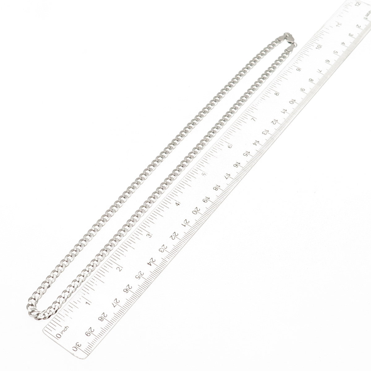 Karizia Spa KA-1772 925 Sterling Silver Italy Curb Chain Necklace 20"