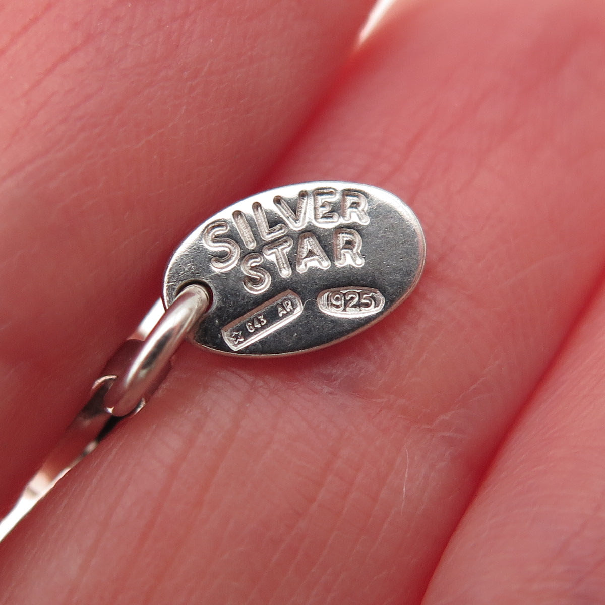 Silver Star 925 Sterling Italy Bracelet / Necklace Lobster Lock Clasp