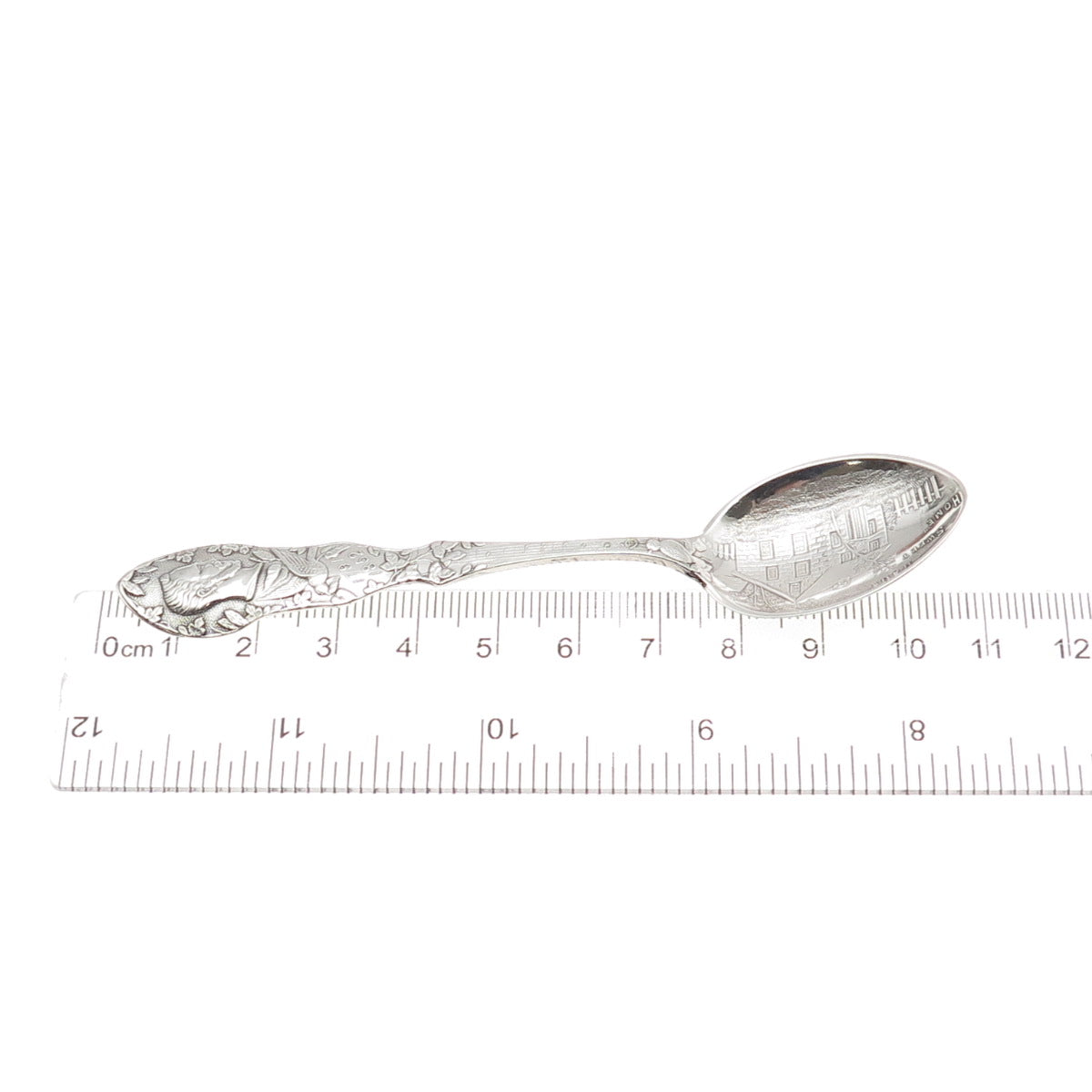 Alvin Sterling Antique Art Deco John Howard Payne Home Sweet Home Coffee Spoon