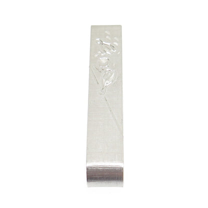 WELLS 925 Sterling Silver Vintage Bowling Tie Clip