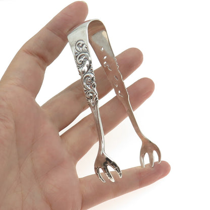 BRODRENE MYLIUS 830S Silver Vintage Norway Tele Sugar Tongs