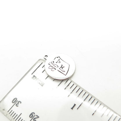 925 Sterling Silver USA Two In Town Koala Charm Pendant