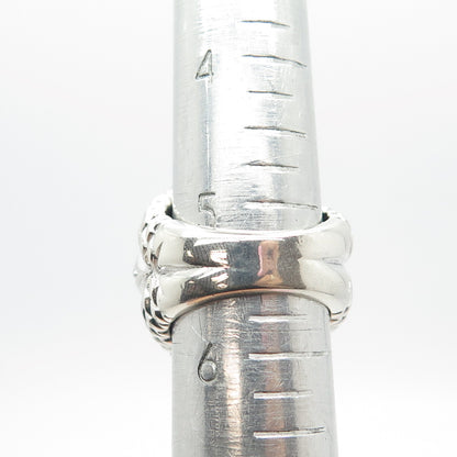 925 Sterling Silver Pave C Z Ring Size 5.5