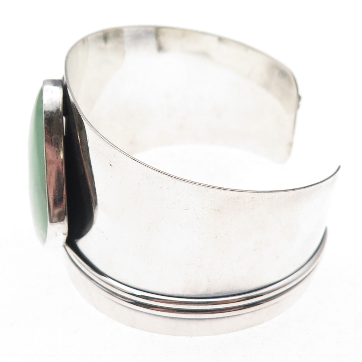 Jay King Desert Rose Sterling Silver Vintage Turquoise Adjustable Bracelet 6.75"
