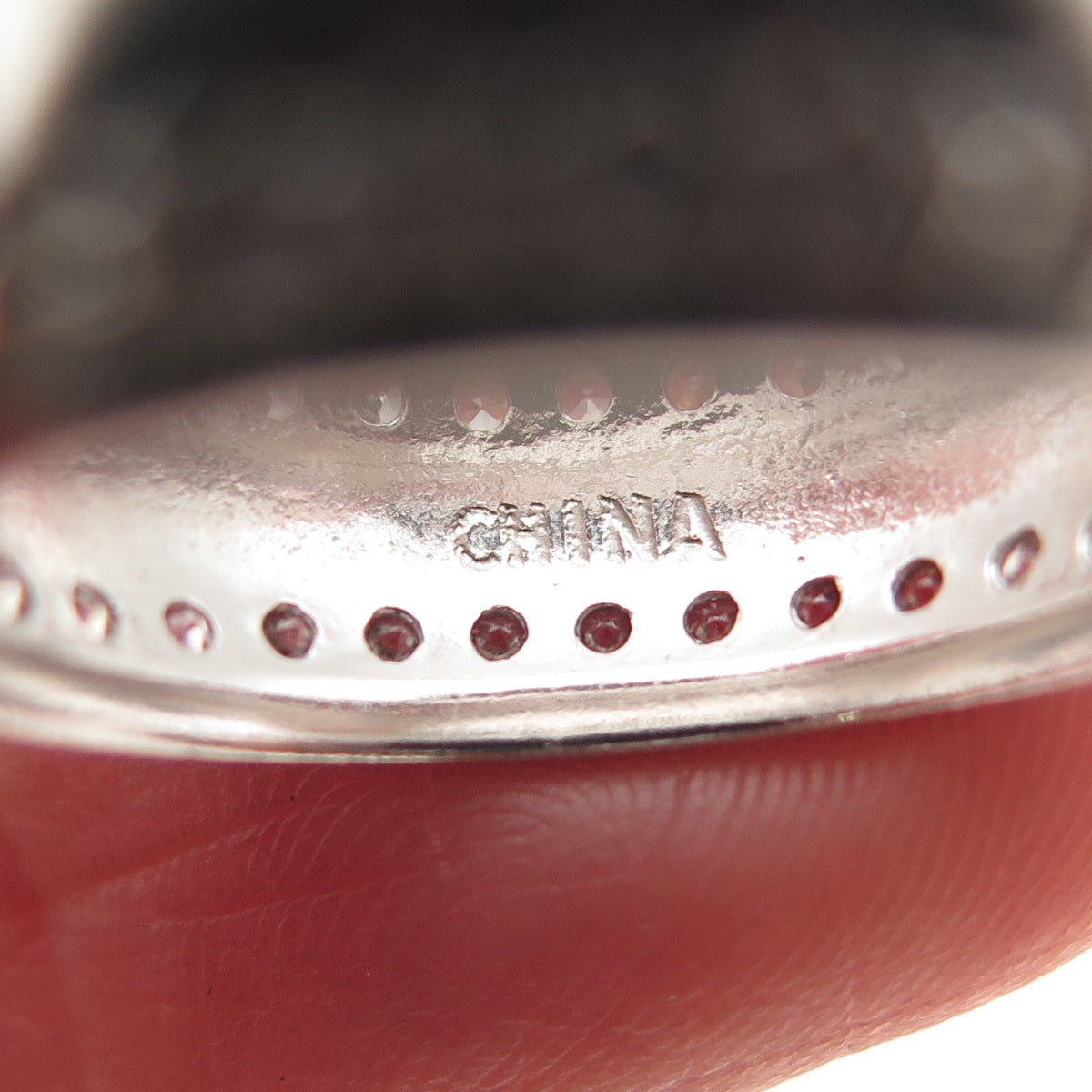 925 Sterling Silver Round-Cut C Z All Around Band Ring Size 7