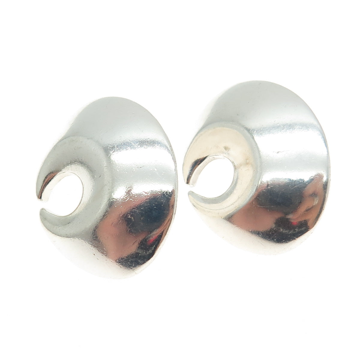 ROBERT LEE MORIS 925 Sterling Silver Vintage Modernist Earrings