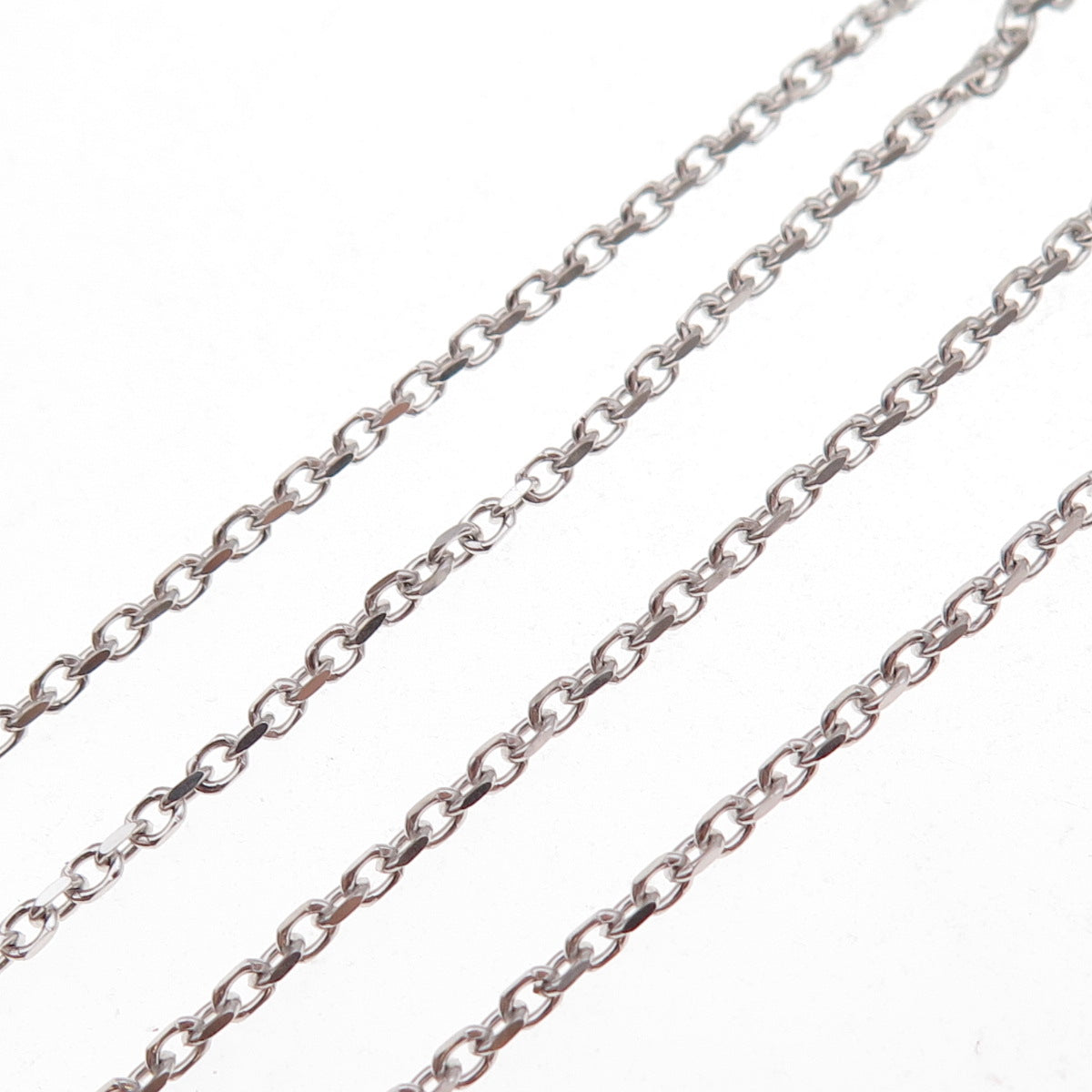 925 Sterling Silver Italy Cable Chain Necklace 16"