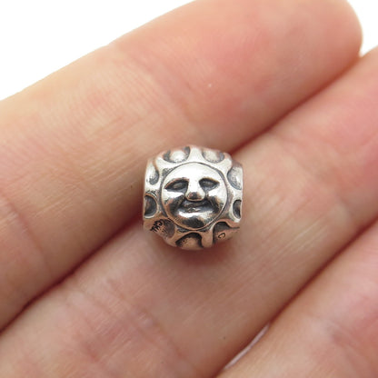 CHAMILIA 925 Sterling Silver Sun Face Bead Charm