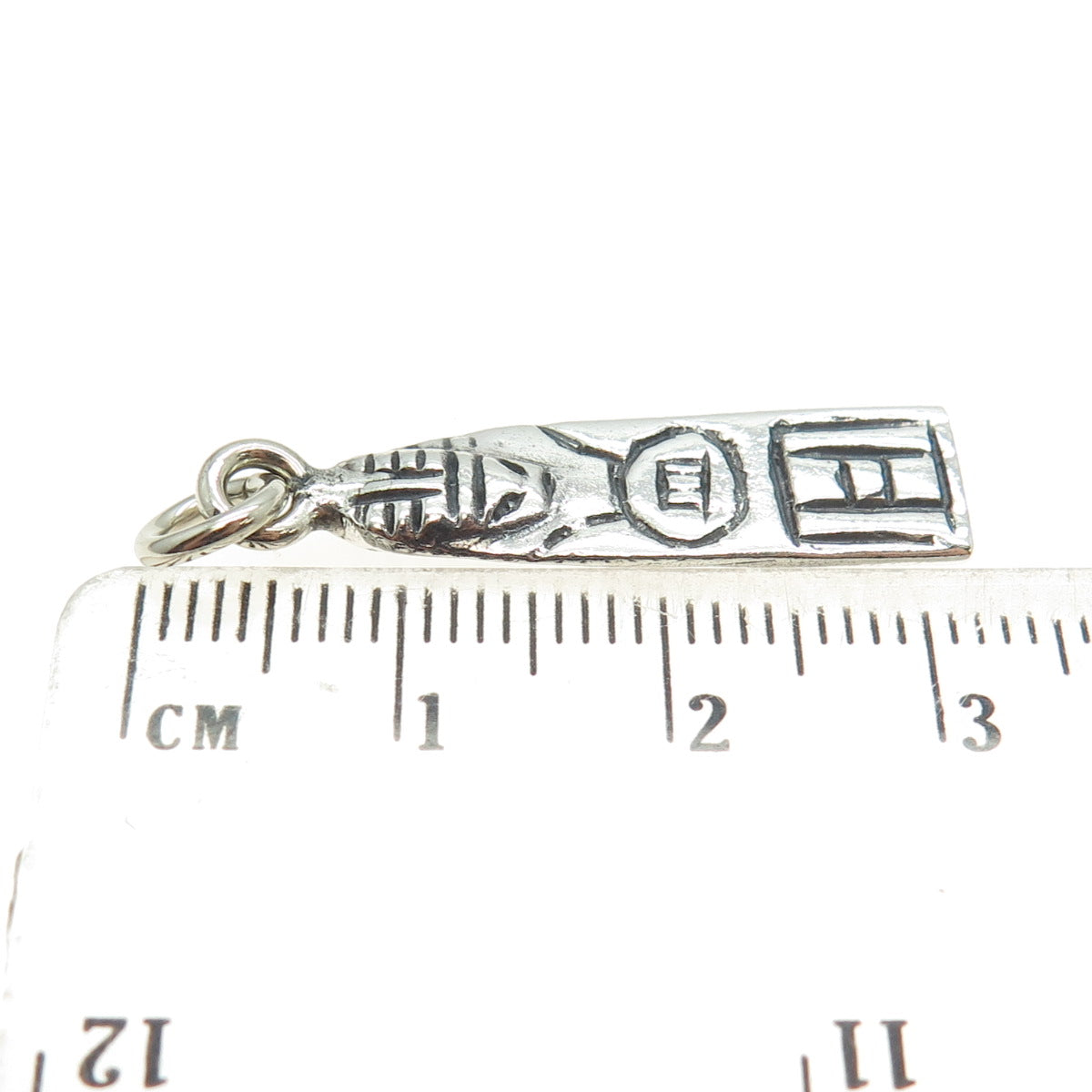 925 Sterling Silver Vintage Tribal Totem Pendant