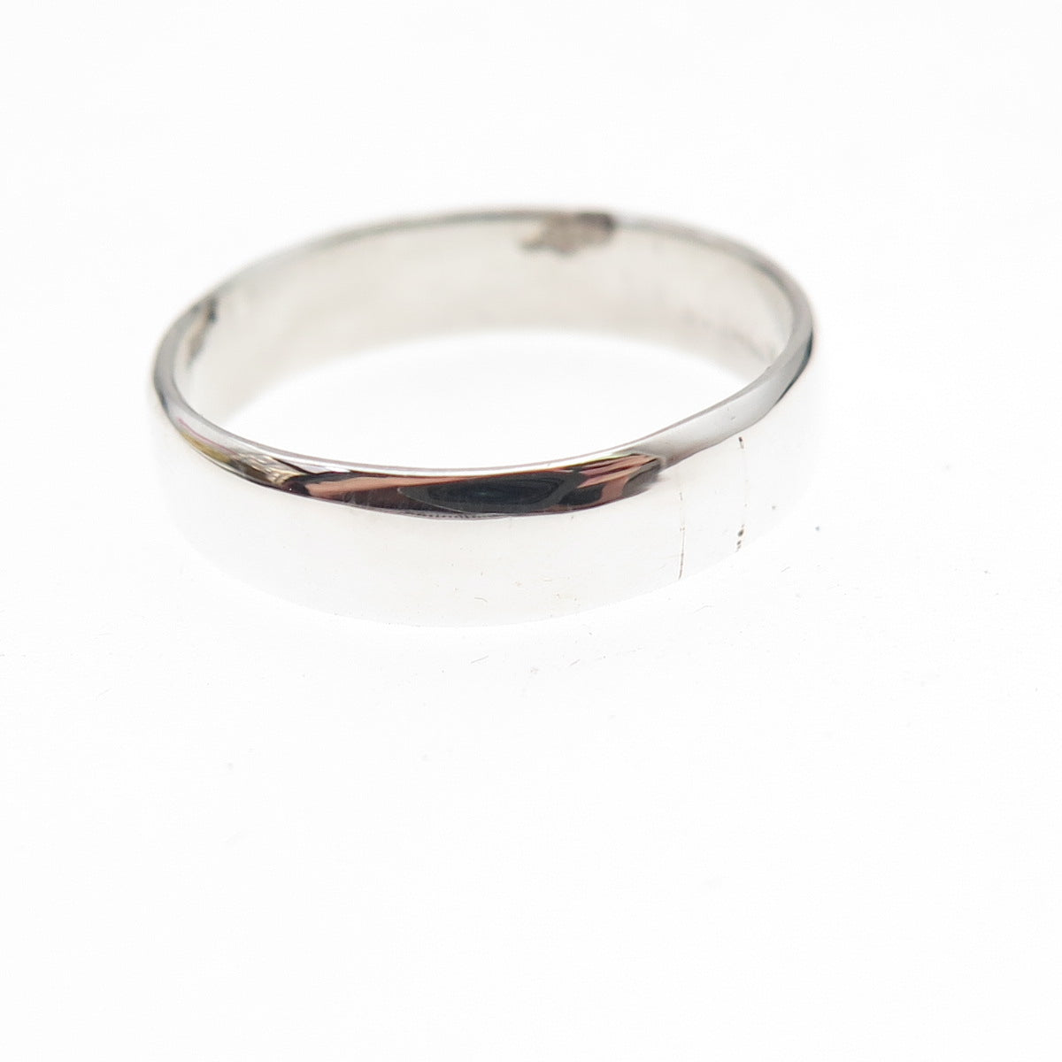 925 Sterling Silver Vintage Classic Wedding Band Ring Size 5.5