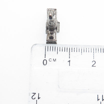 925 Sterling Silver Vintage US Capitol Washington DC Charm Pendant