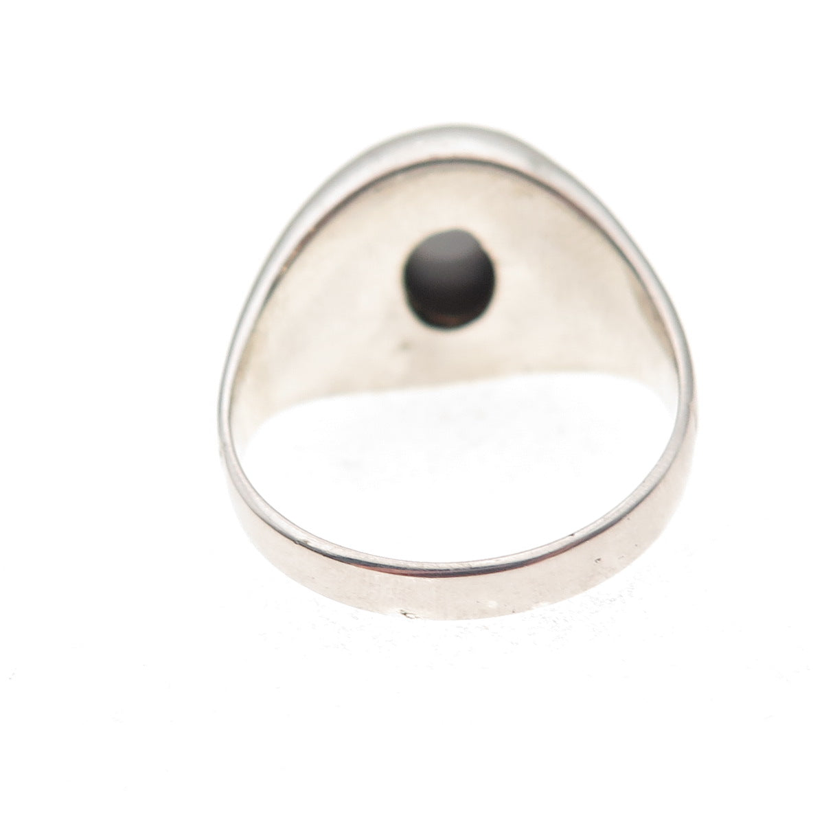 Dason 925 Sterling Silver Vintage Real Diamond & Cat's Eye Ring Size 10
