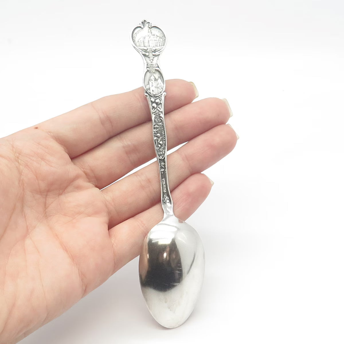 925 Sterling Silver Antique Joseph Mayer & Bros. Los Angeles Demitasse Spoon